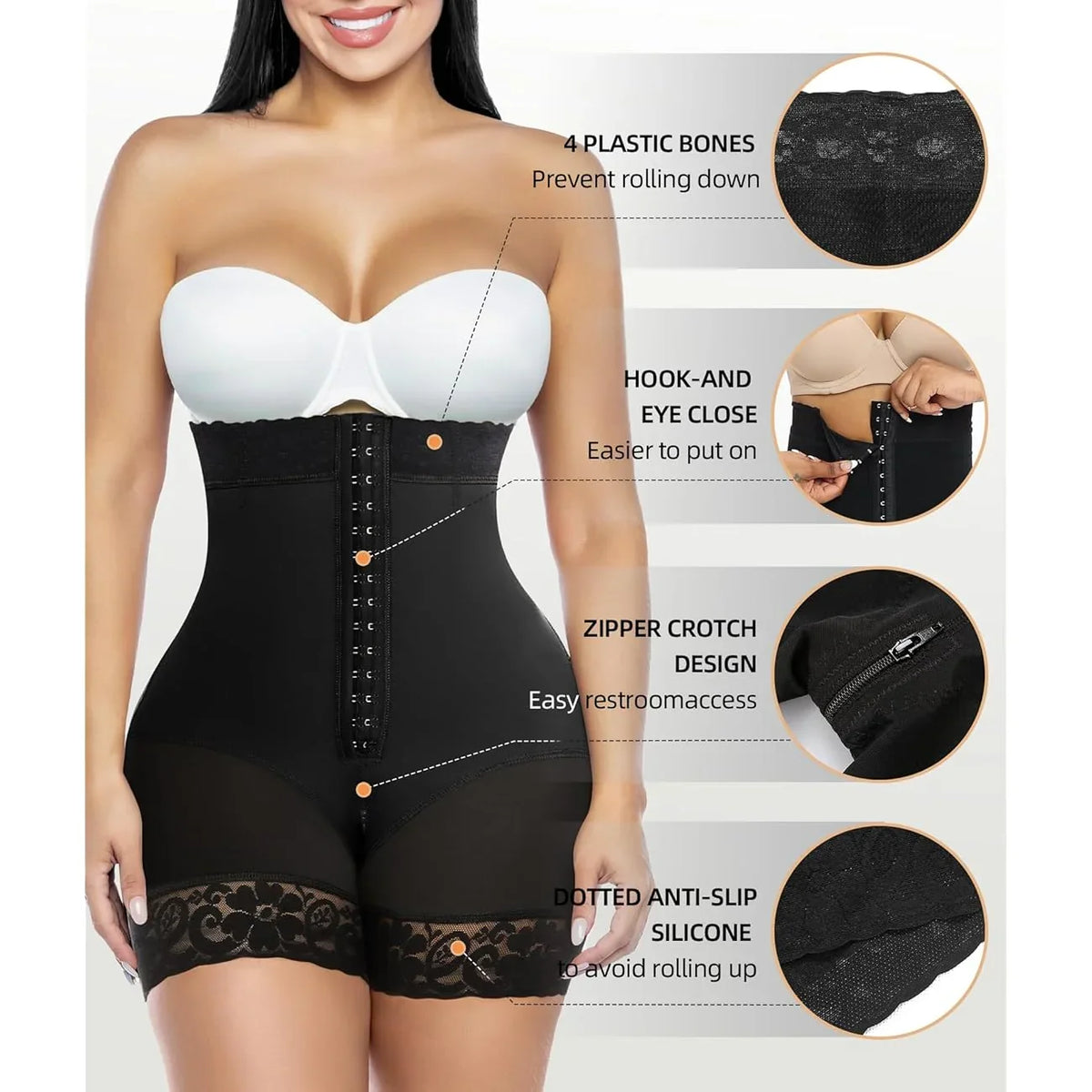 SabShape Butt Lifting Shapewear Shorts - SABSHAPE