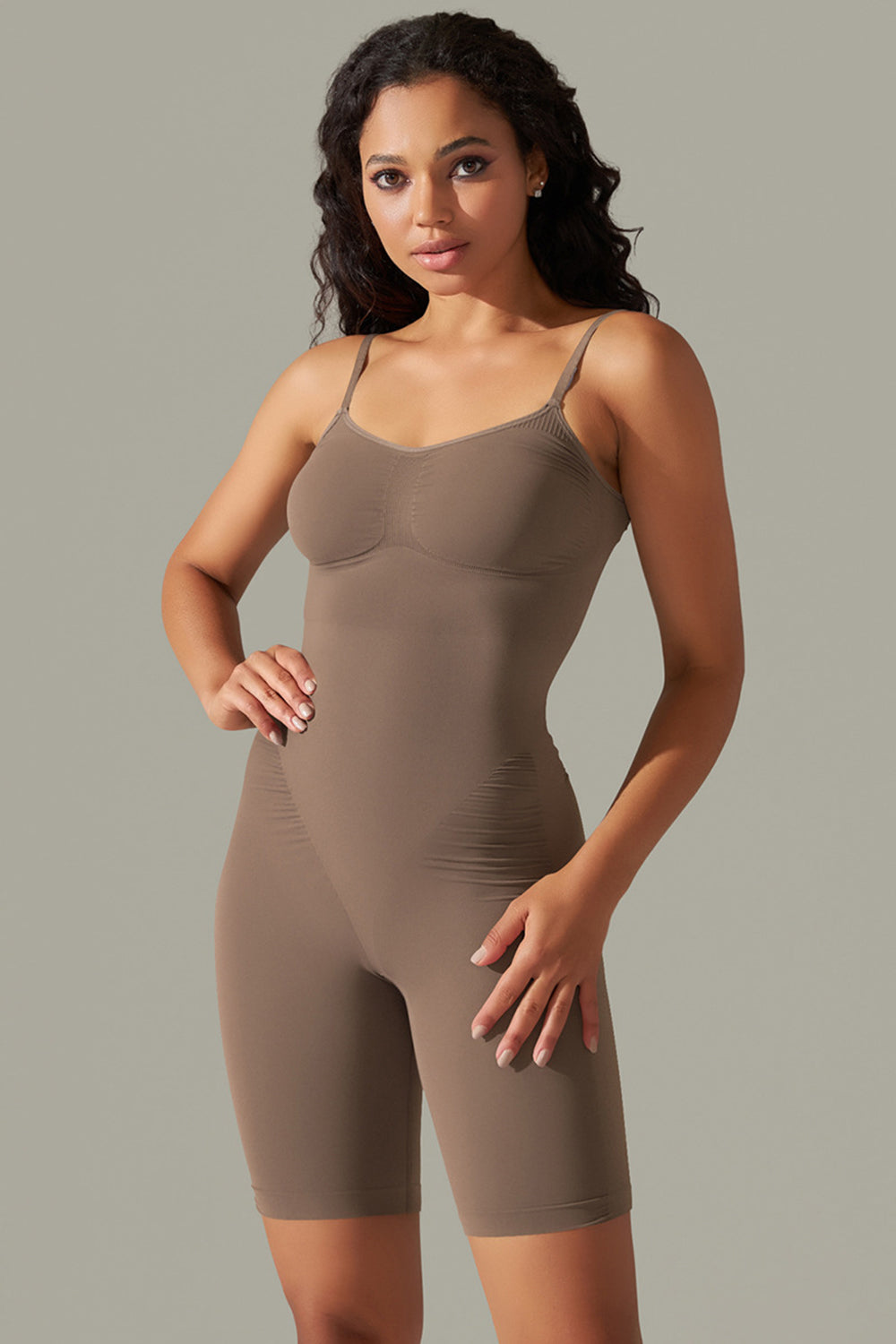 SabShape Spaghetti Strap Active Romper