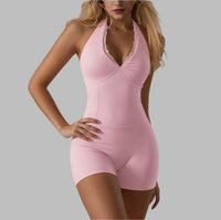 LaceVibe Halter Romper