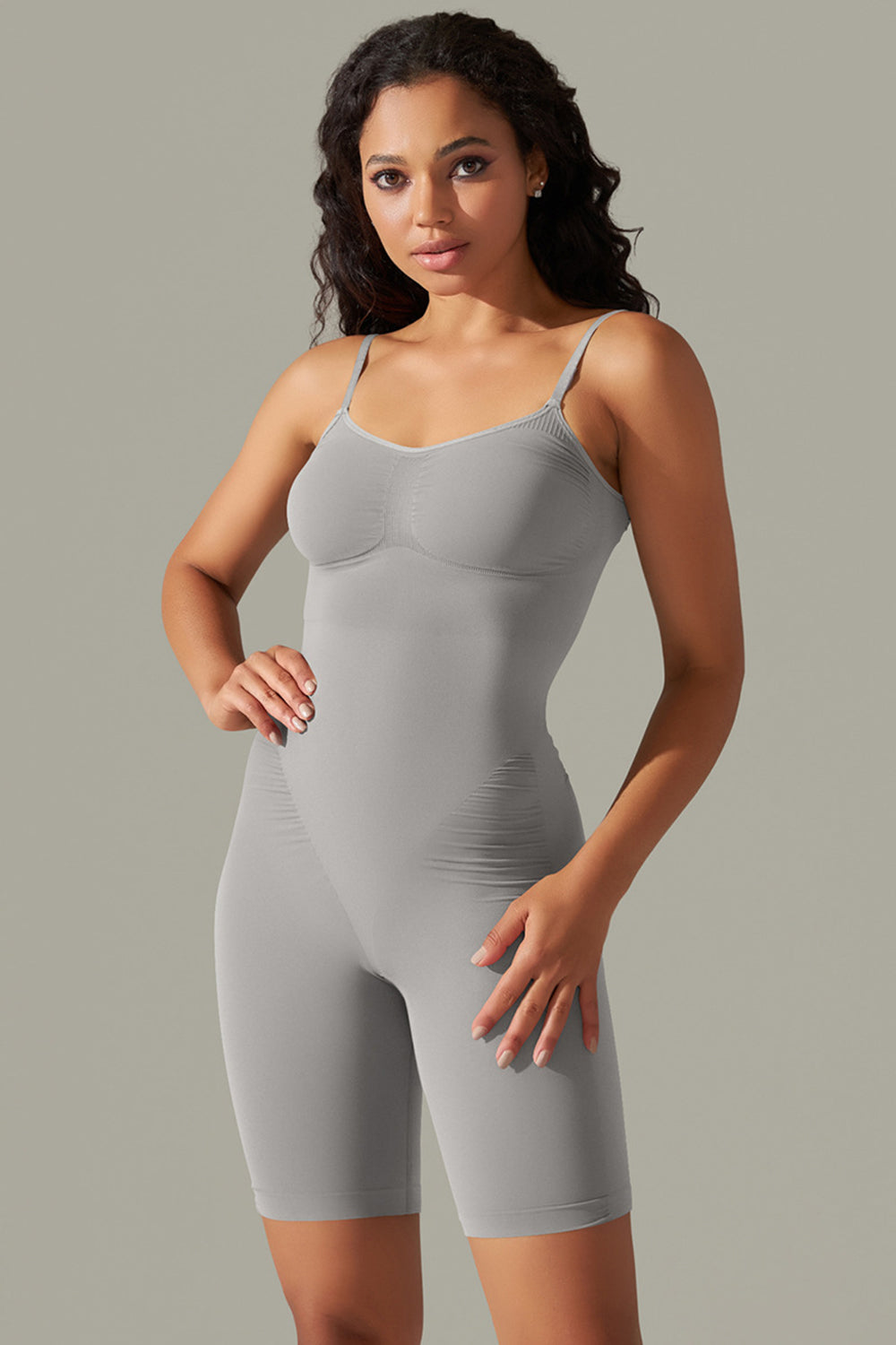 SabShape Spaghetti Strap Active Romper