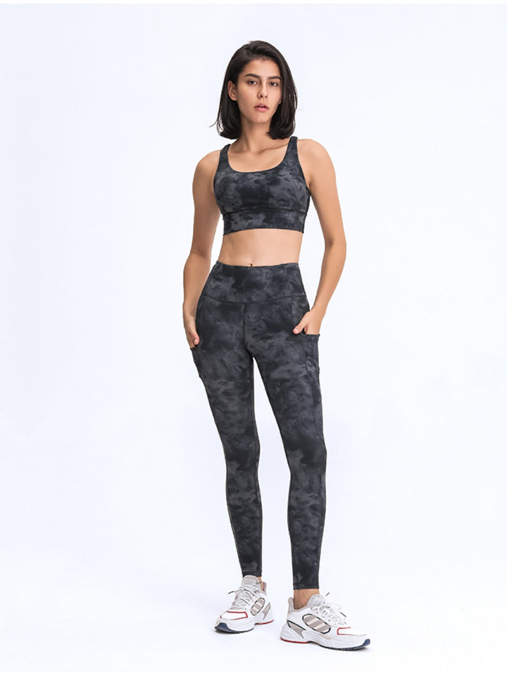 SabShape Wide Waistband Pocket Leggings