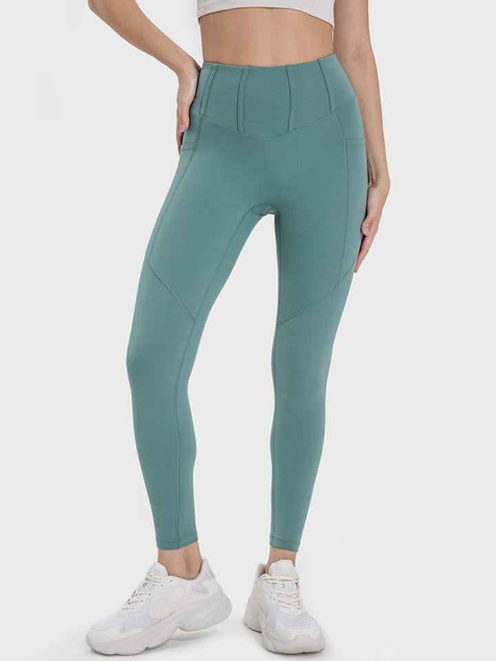 SabShape Pocketed High Waist Leggings