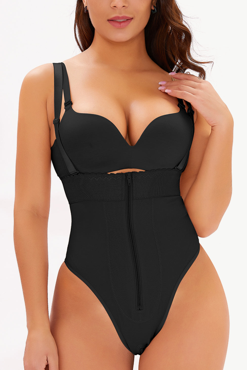 SabShape Strap ZipFit Shaping Bodysuit