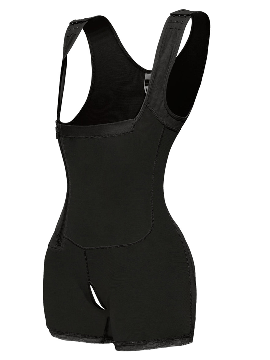 SabShape Wide Strap Zip Up Shapewear