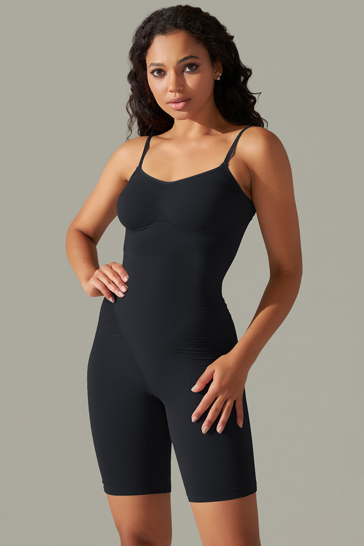 SabShape Spaghetti Strap Active Romper