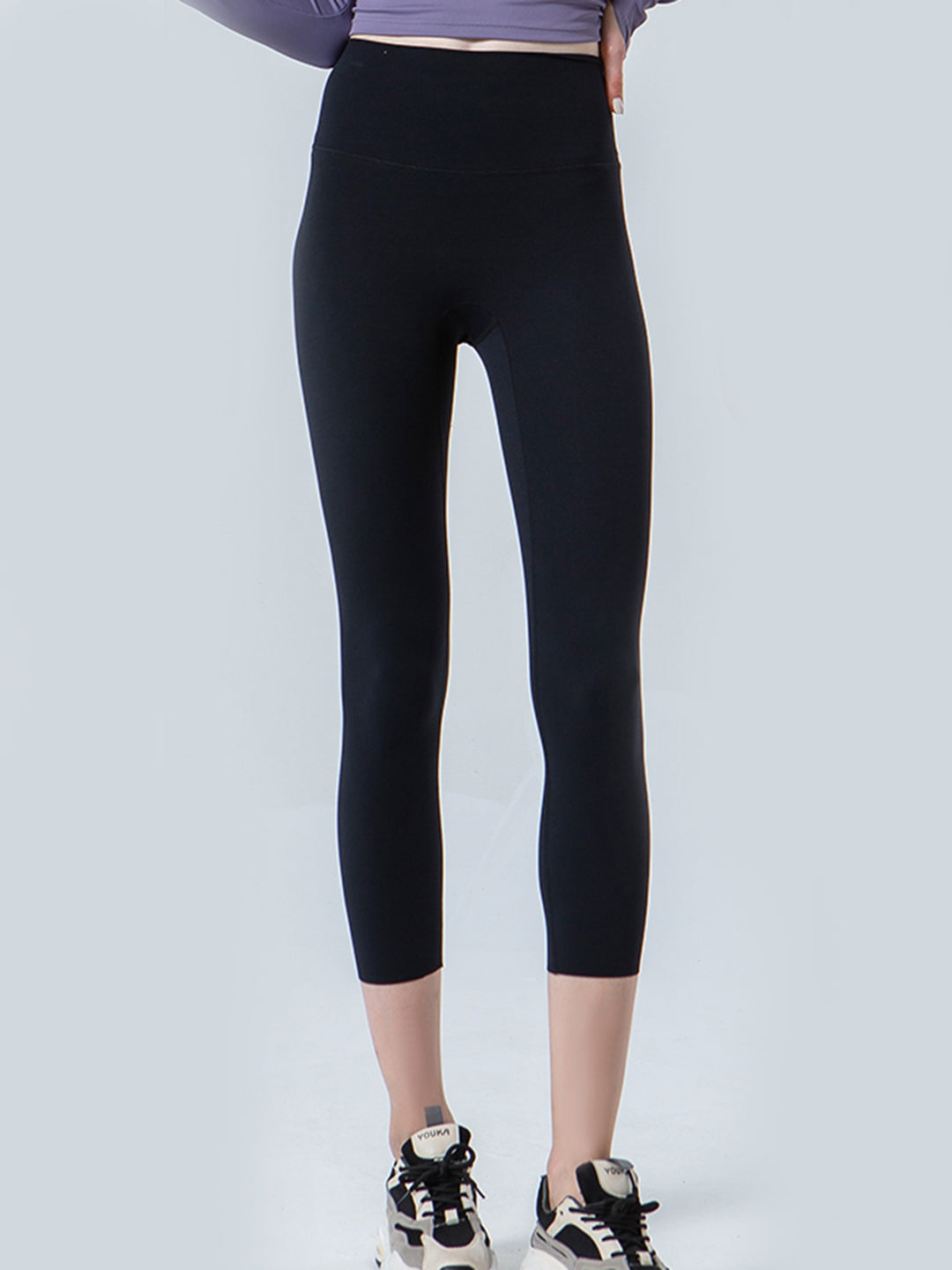 SabShape Wide Waistband Cropped Leggings