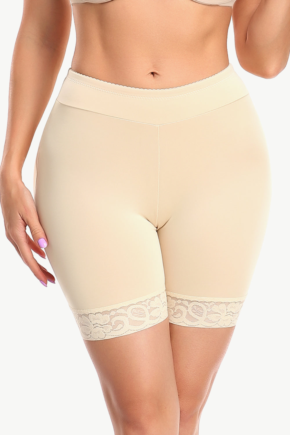 SabShape Lace Trim Lifting Shaping Shorts