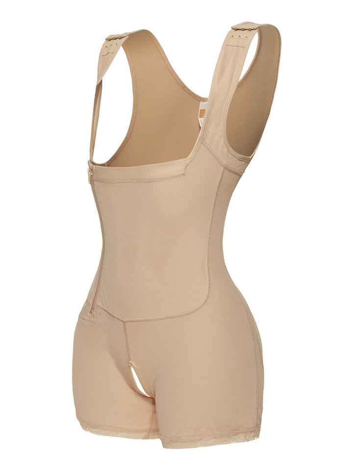 SabShape Wide Strap Zip Up Shapewear