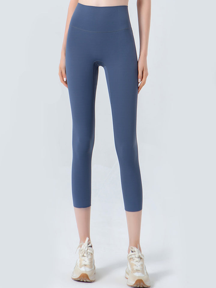 SabShape Wide Waistband Cropped Leggings