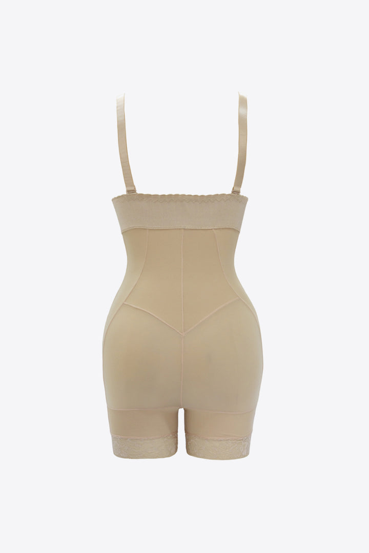 SabShape Under-Bust Zip-up Shaping Bodysuit