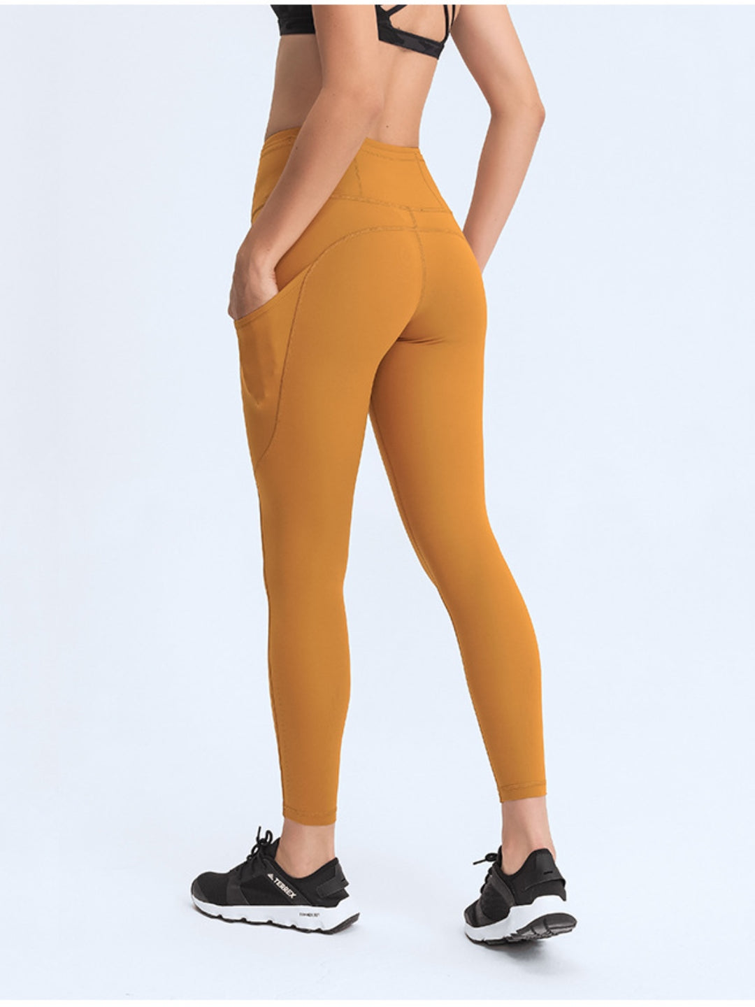 SabShape Wide Waistband Pocket Leggings