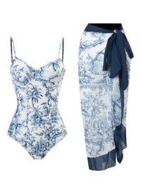 Flora Tie Bikini Set