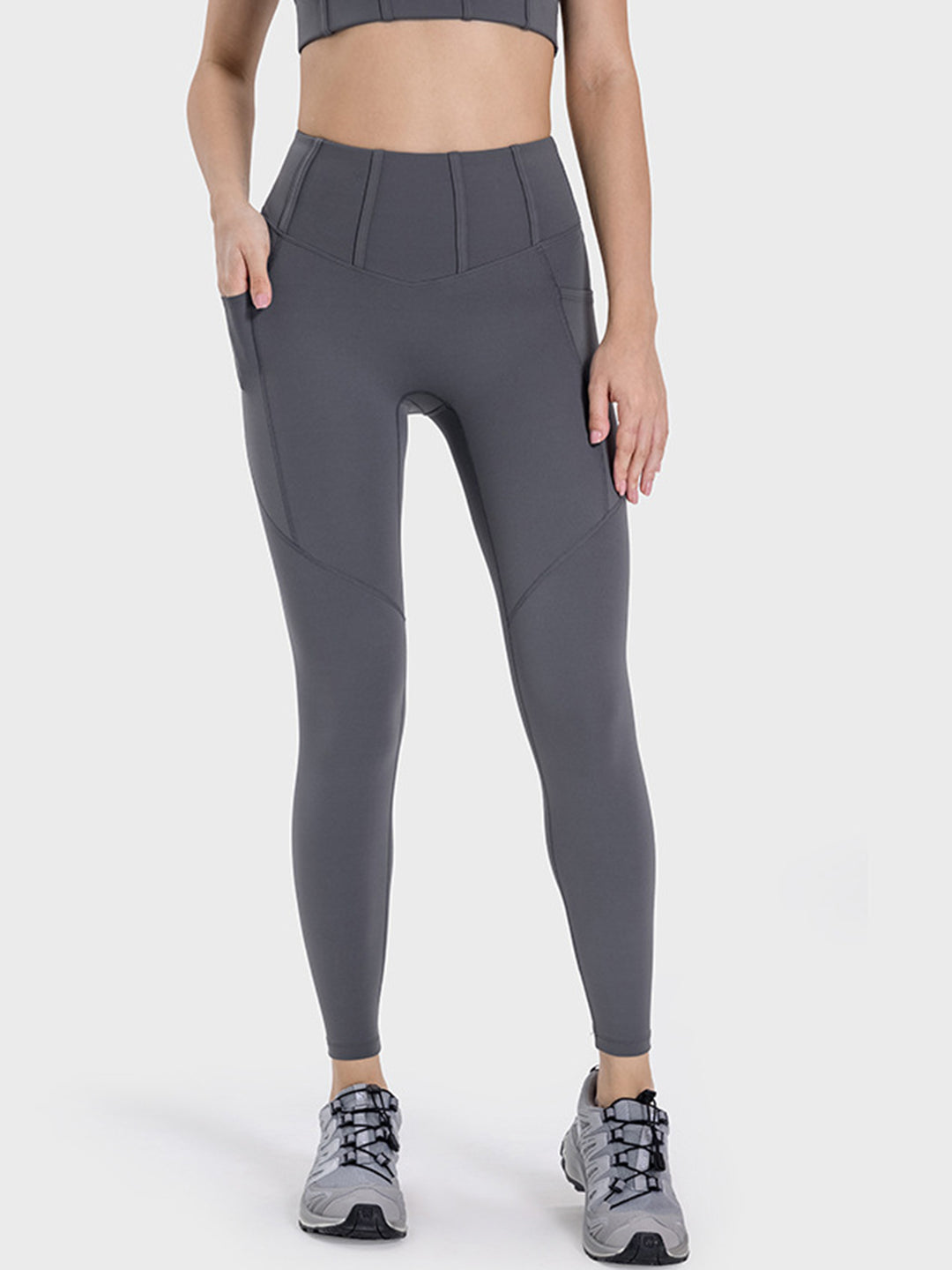 SabShape Pocketed High Waist Leggings