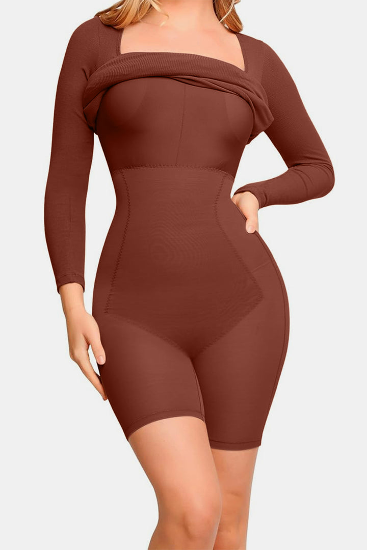 SabShape Long Sleeve Shapewear Dress