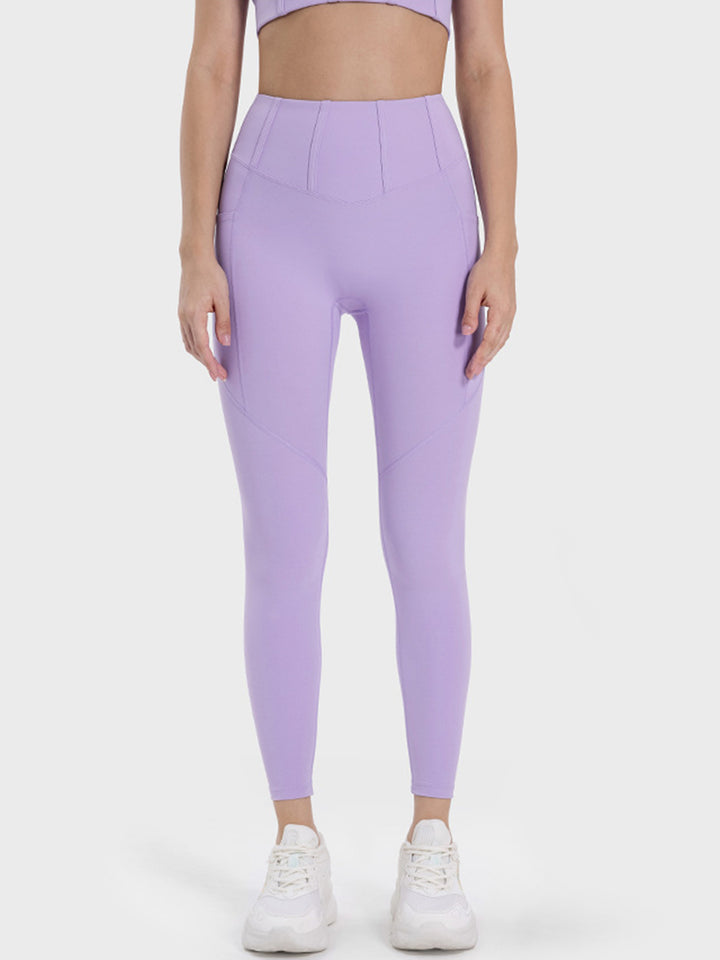 SabShape Pocketed High Waist Leggings