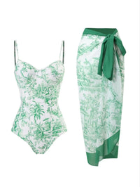 Flora Tie Bikini Set