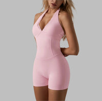LaceVibe Halter Romper