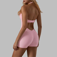 LaceVibe Halter Romper