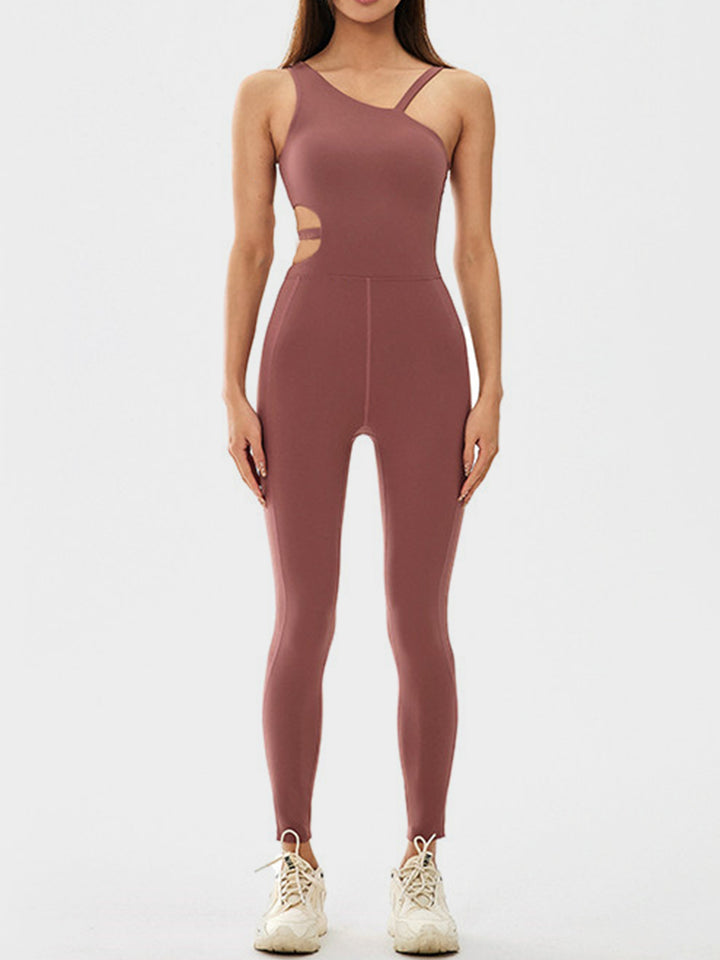 SabShape Assymetrical Neck Jumpsuit