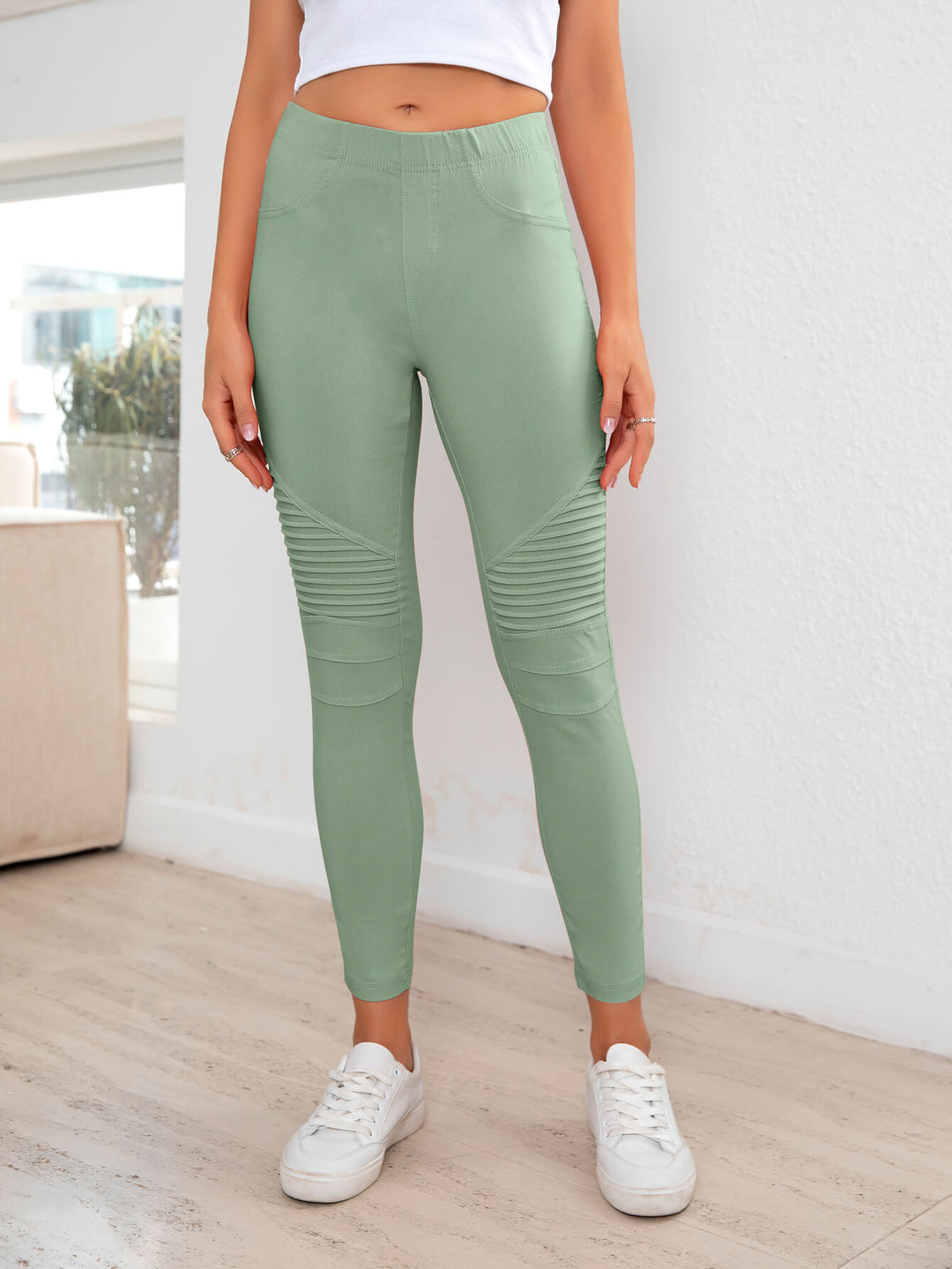 SabShape Ribbed Detail Leggings