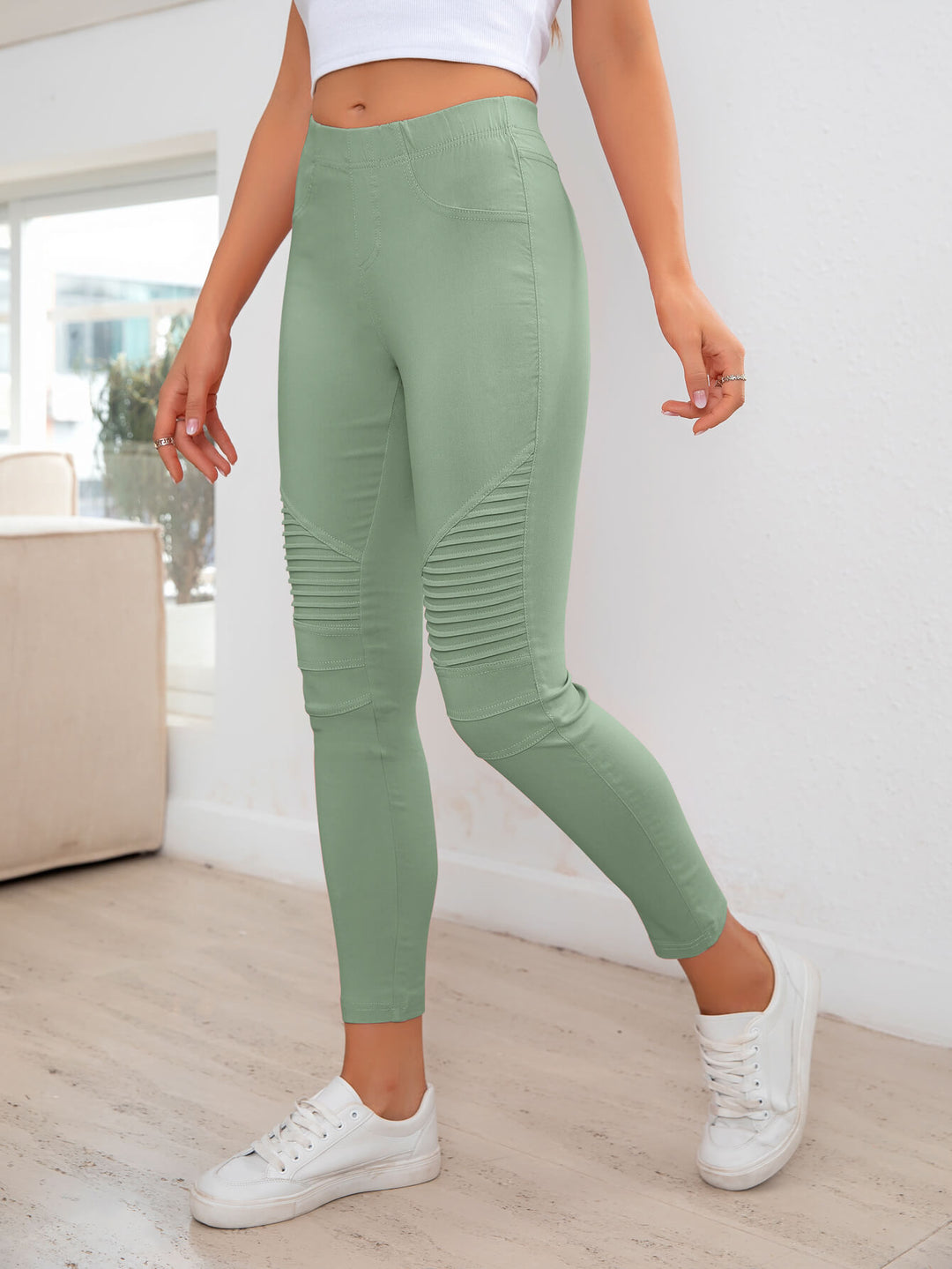 SabShape Ribbed Detail Leggings