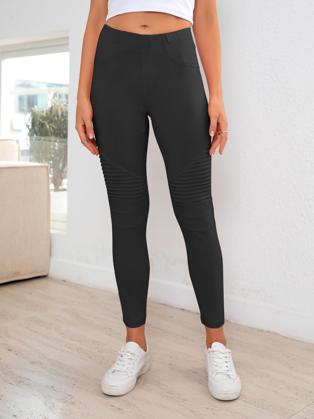 SabShape Ribbed Detail Leggings