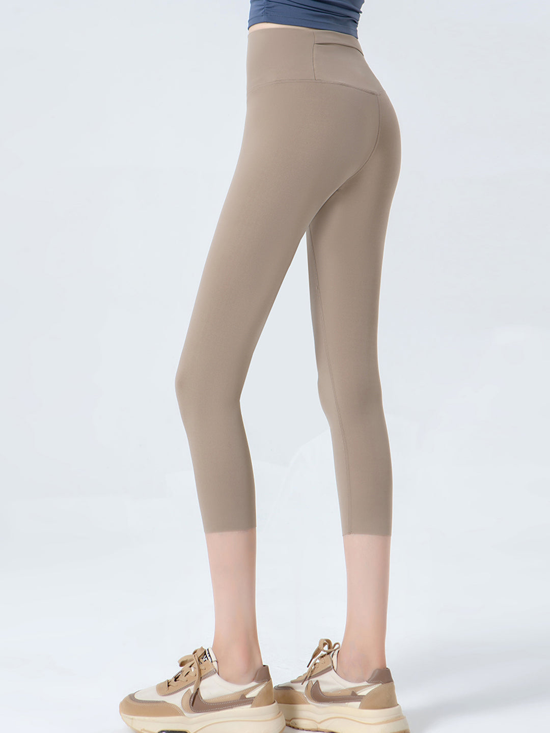 SabShape Wide Waistband Cropped Leggings