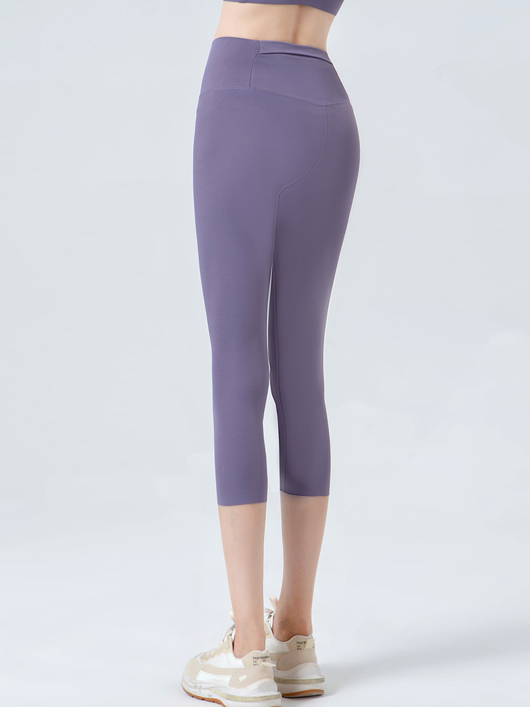 SabShape Wide Waistband Cropped Leggings