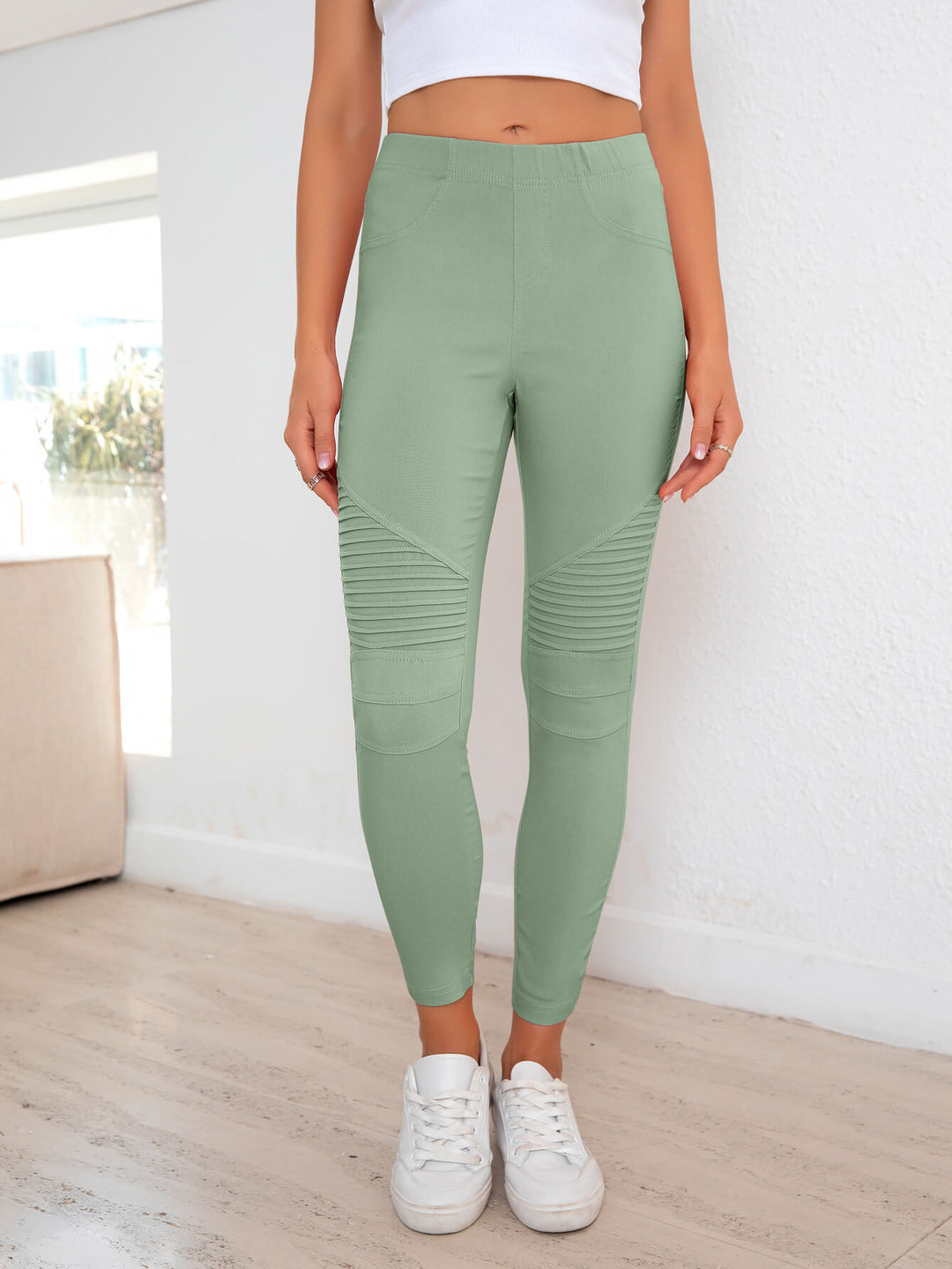 SabShape Ribbed Detail Leggings