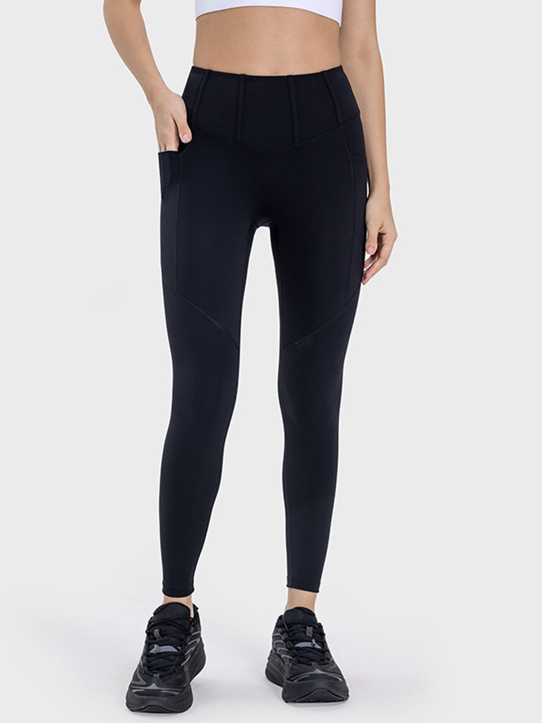 SabShape Pocketed High Waist Leggings