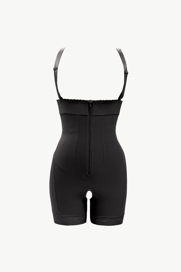 SabShape Under-Bust Zip-up Shaping Bodysuit