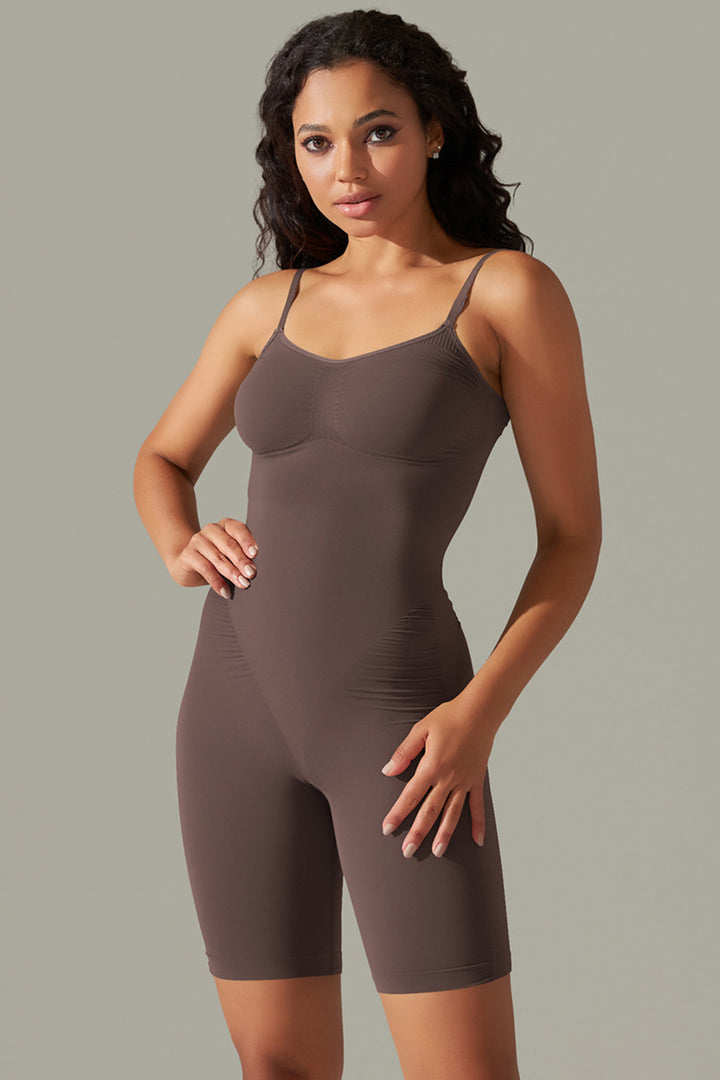 SabShape Spaghetti Strap Active Romper