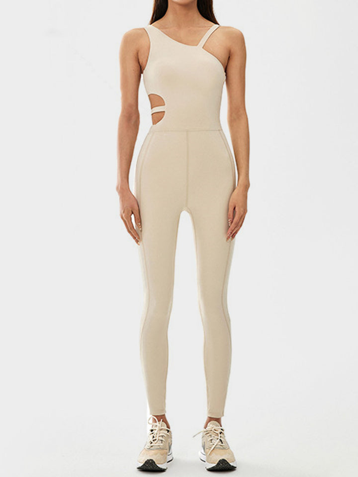 SabShape Assymetrical Neck Jumpsuit