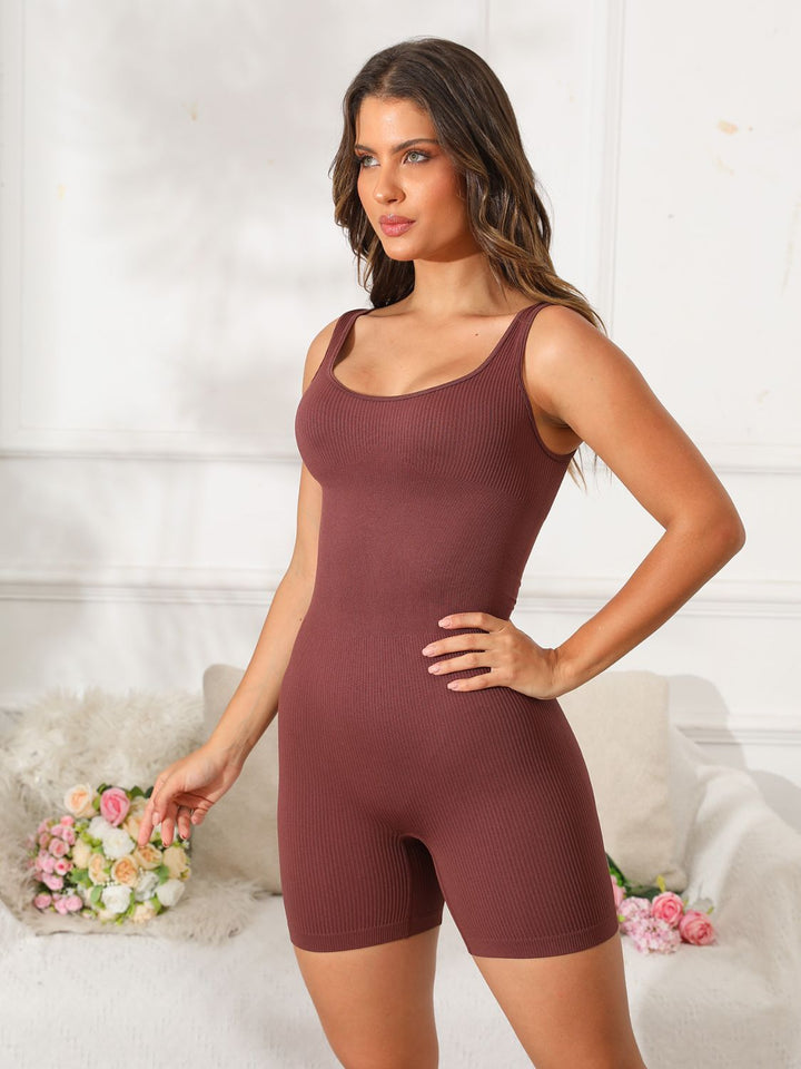 SabShape Wide Strap Active Romper