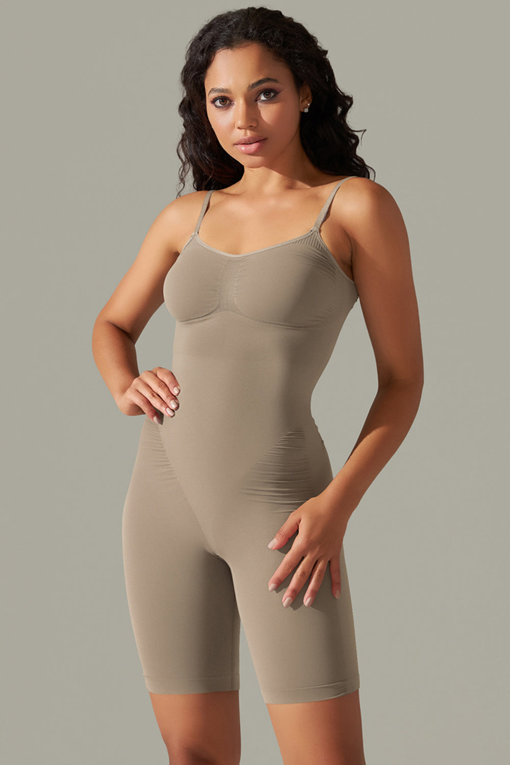 SabShape Spaghetti Strap Active Romper