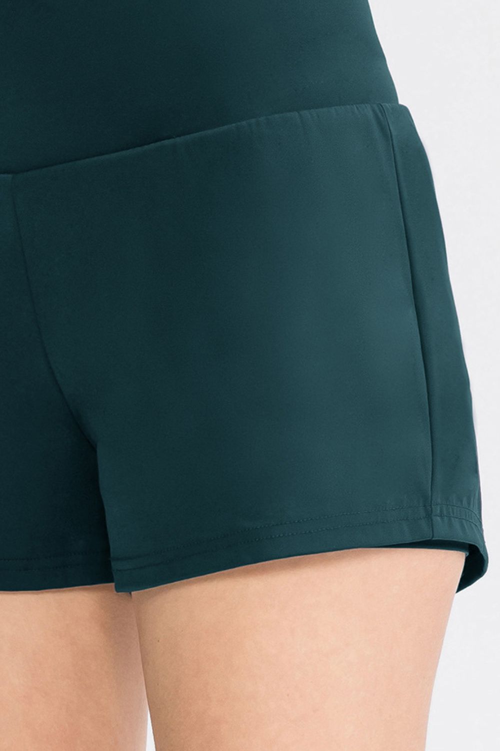 SabShape Wide Waistband Sports Shorts with Pockets