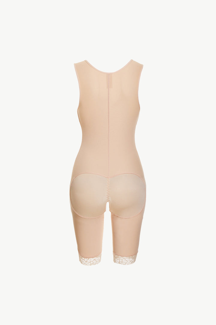 SabShape Lace Trim Zipper Shapewear